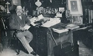 Russell Sons Prints: King Edward VII in his study at Marlborough House