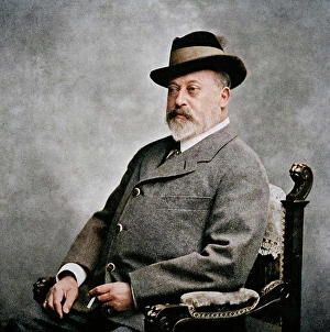 Tyrolean Prints: King Edward VII in a Tyrolean hat, 1903 (1911). Creator: Unknown