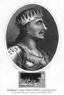 King Egbert of Wessex, first king of all England, (1803). Artist: J Chapman