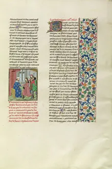Jean Froissard Prints: The King of France Sending a Messenger to the German Emperor