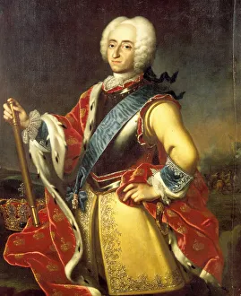 Kongernes Samling Rosenborg Prints: King Frederick IV of Denmark and Norway (1671-1730), First third of 18th cen Creator: Wahl