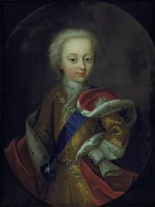 Frock Coat Prints: King Frederik V as a boy, 1730-1800. Creator: Unknown