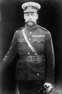 Albert Prince Prints: King George of England in uniform, Rotary Photo, 1910. Creator: Bain News Service