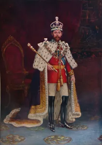 King George V, 1917. Artist: Garratt & Atkinson King George V, 1917. Artist: Garratt & Atkinson