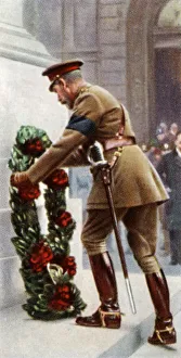 Cenotaph Prints: King George V at the Cenotaph, November 11th, 1920, (c1935)