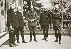Butcher Haig Gallery: King George V in France, World War I, 1916