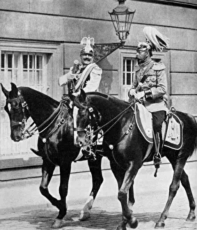 Kaiser Prints: King George V of Great Britain and Kaiser Wilhelm II of Germany, 1913 (1951)