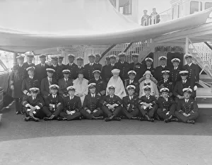 King George V and Queen Mary on board HMY Victoria and Albert, 1931. Creator