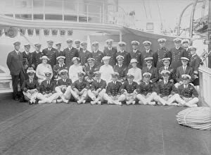 King George V and Queen Mary on board HMY Victoria and Albert, 1935. Creator