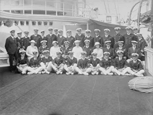 King George V and Queen Mary on board HMY Victoria and Albert, 1935. Creator