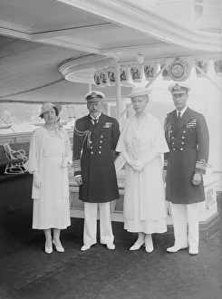 Duchess Prints: King George V, Queen Mary, the Duke and Duchess of York aboard the HMY Victoria and Albert