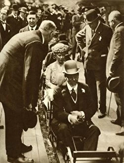 Hm Queen Mary Gallery: King George V and Queen Mary...British Empire Exhibition, Wembley, London, 1925, (1935)