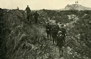 King George V at the Somme, northern France, First World War, c1916, (c1920). Creator: Unknown