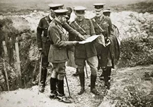 Rawlinson Gallery: King George V visits the front, France, World War I, 1916