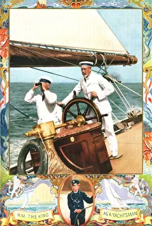 Royal Yacht Gallery: King George V as a yachtsman, c1935