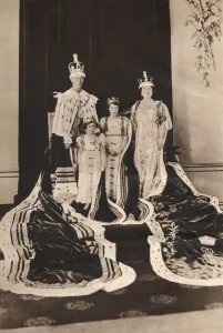 King George VI and Queen Elizabeth on their Coronation Day, 1937