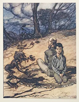 Childrens Illustration Gallery: The King of the Golden Mountain, 1909