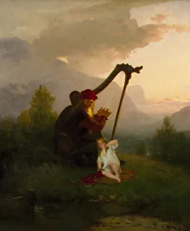 Volsunga Saga Prints: King Heimer and Aslaug, 1856