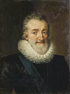 Henry Iv Of France Gallery: King Henry IV of France, 1610. Artist: Pourbus, Frans, the Younger (1569-1622)