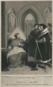 King Henry VIII. Act 3. Scene 2. Wolsey, Duke of Norfolk, Suffolk & c, 1796 King Henry VIII. Act 3. Scene 2. Wolsey, Duke of Norfolk, Suffolk & c, 1796