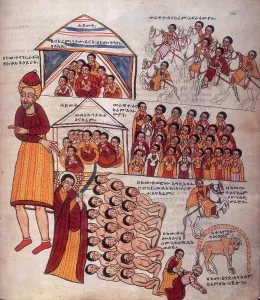 Evil Prints: King Herod decrees all male children to be killed, 1756. Creator: Unknown
