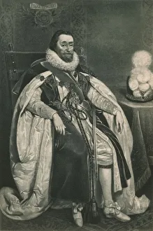 Henderson Prints: King James I and VI. 1603, (1904). Artist: Paulus van Somer