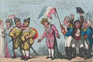 King Of Spain Gallery: King Joes Reception at Madrid, August 21, 1808. August 21, 1808