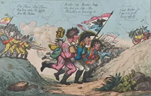 Jose Bonaparte Collection: King Joes Retreat From Madrid, August 21, 1808. August 21, 1808