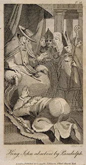 John Lackland Prints: King John absolved by Pandulph (After Henry Fuseli)