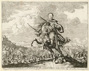 King John III Sobieski at the Battle of Khotyn on 11 November 1673, 1673. Artist