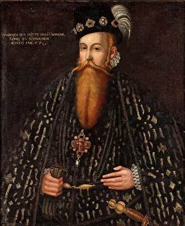 John Iii Prints: King John III of Sweden. Artist: Uther, Johan Baptista van (active 1562-1597)