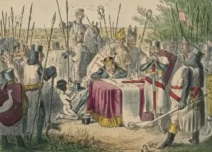 Signing Gallery: King John Signing Magna Charta, 1850. Artist: John Leech