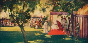 Guarding Collection: King John signing Magna Charta at Runnydale, 1912
