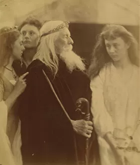 Shakespearean Collection: King Lear Alotting His Kingdom to His Three Daughters, 1872