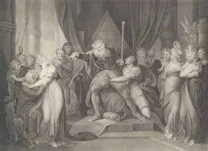 Boydell Gallery: King Lear Casting Out His Daughter Cordelia (Shakespeare, K