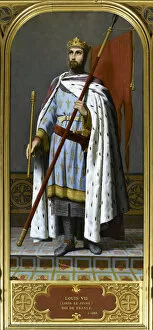 King Louis VII of France (1120-1180), 1842. Creator: Signol, Émile (1804-1892)