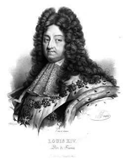 King Louis XIV of France, (c1820s). Artist: Maurin