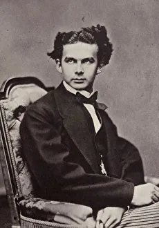 Bavaria Prints: King Ludwig II of Bavaria, 1867. Artist: Joseph Albert