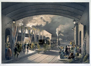 Deptford Gallery: The King at New Cross Station, 1844