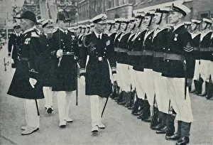 Standing To Attention Gallery: The King Opening The Navy Week at Portsmouth, c1935, (1937). Creator: Unknown