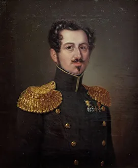 Oscar I Prints: King Oscar I, (c1830s). Creator: Karl Stefan Bennet