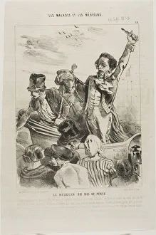 Iran Collection: The King of Persias Doctor (plate 19), 1843. Creator: Charles Emile Jacque