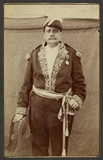 Tahitian Prints: King Pomare, 1888. Creator: Charles Spitz
