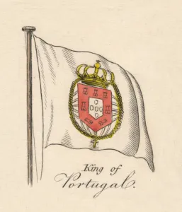 Shield Emblem Prints: King of Portugal, 1838