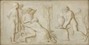 Abildgaard Nicolai Abraham Prints: King Priam Pleading with Achilles for the Corpse of Hector