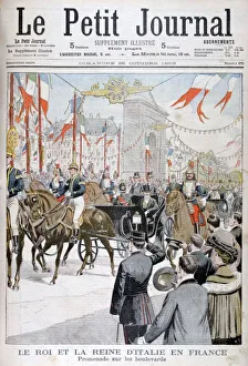 The King and Queen of Italy in France, 1903