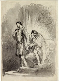 Richard Iii Gallery: King Richard III, c1856-c1859. Artist: Sir John Gilbert