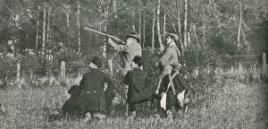 King Of Britain Gallery: The King shooting over Sandringham preserves, 1900s, (1910). Creator: Unknown