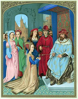 Queen Of Sheba Gallery: King Solomon welcoming the Queen of Sheba