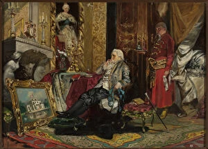 King Stanislaw II August Poniatowski in Saint Petersburg, 1880-1890